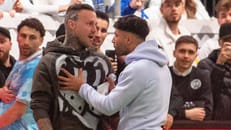 Rap-Star rammt Fußballprofi zu Boden