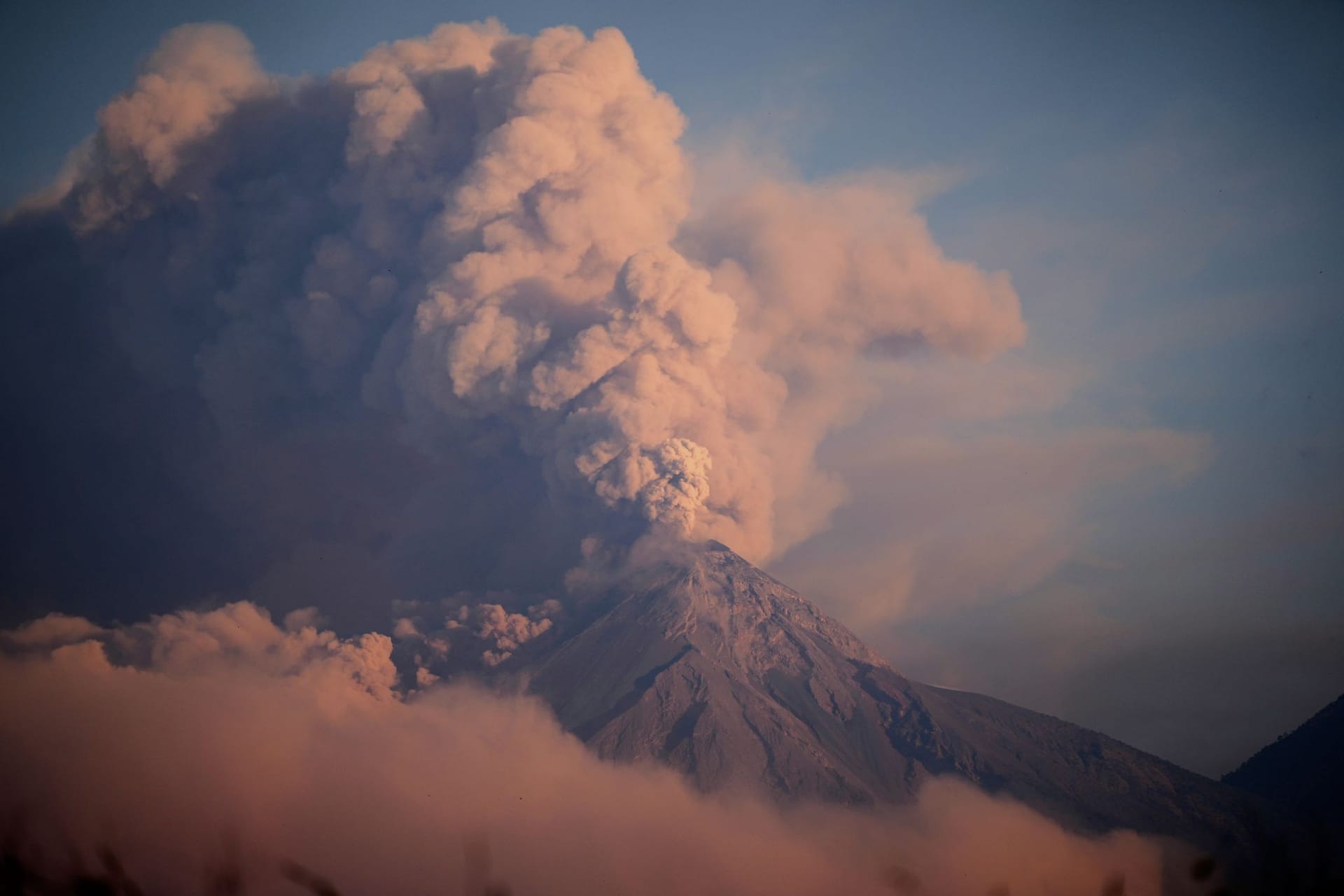 Der Vulkan "Volcan de Fuego"