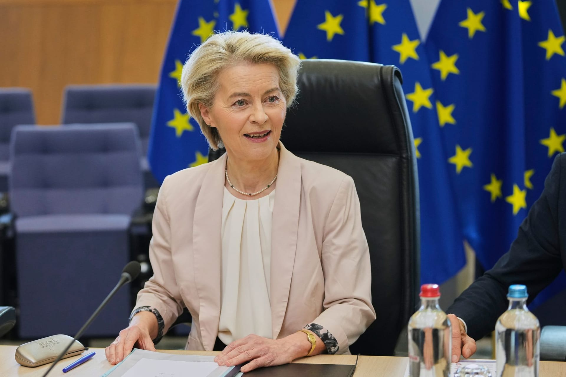 Automobilchefs treffen von der Leyen