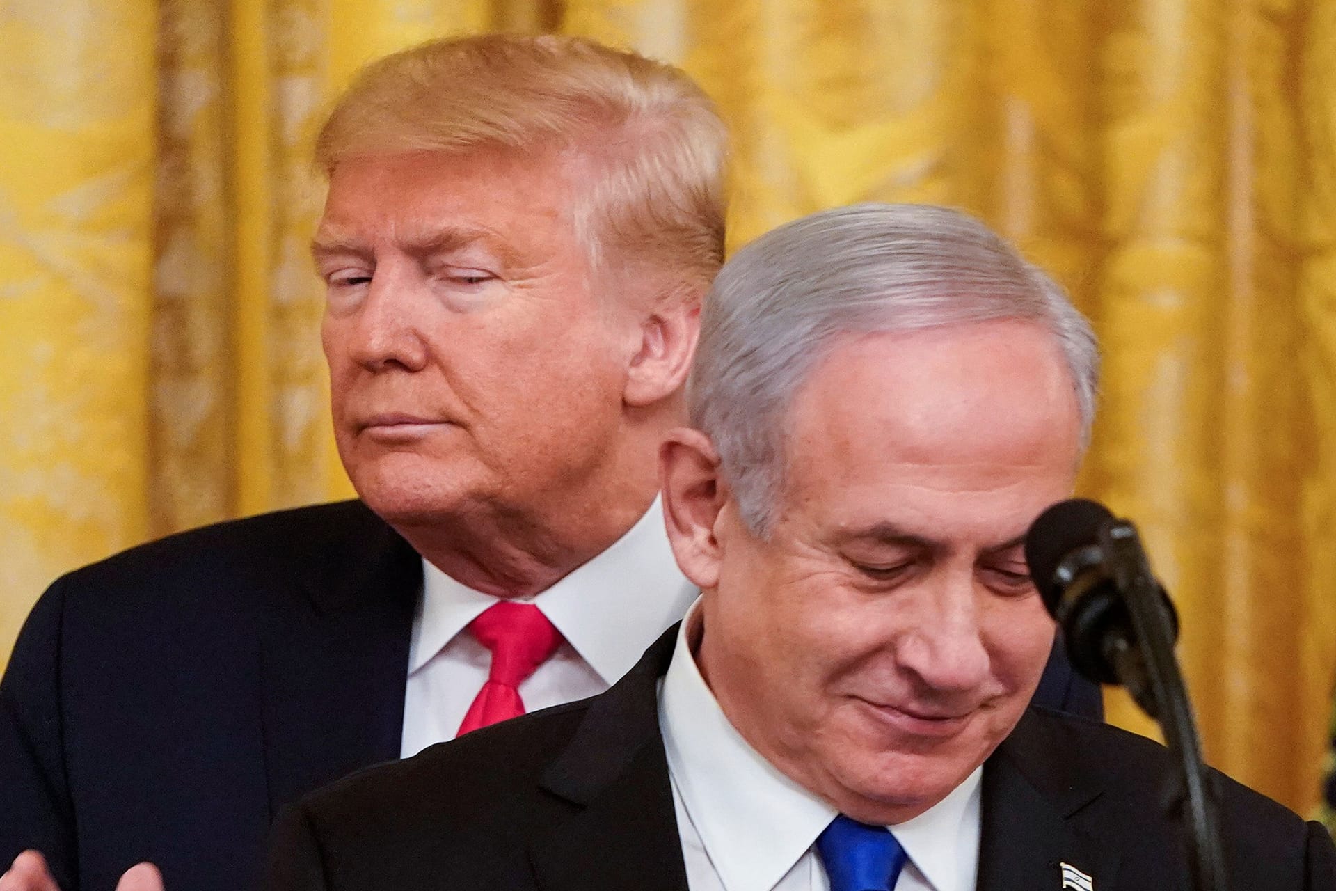 Benjamin Netanjahu mit Donald Trump (Archivbild): Der US-Präsident will Gaza in eine "Riviera" verwandeln.