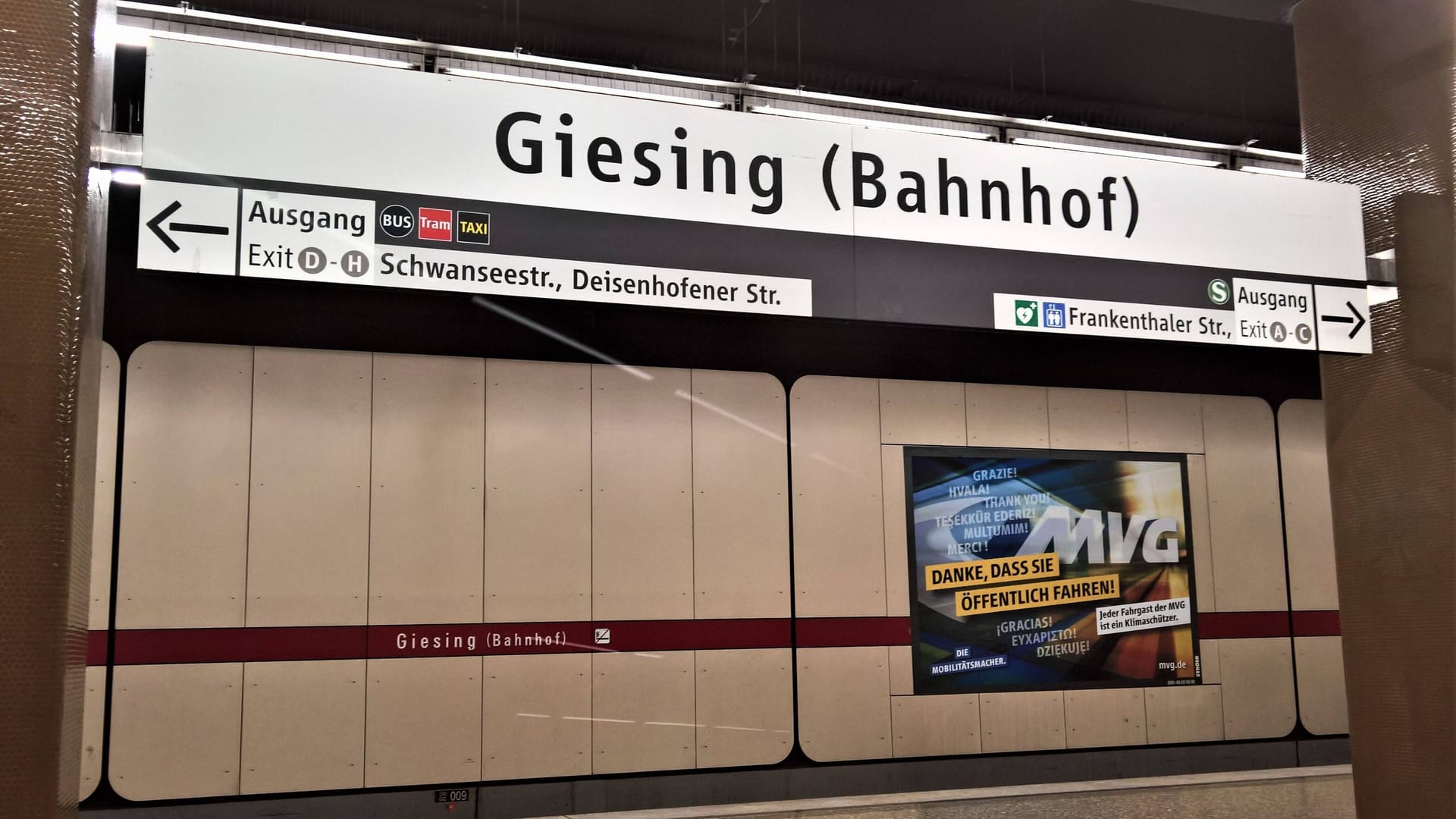 Der Giesinger Bahnhof (Archivbild): Dort ging der Mann den Beamten ins Netz.