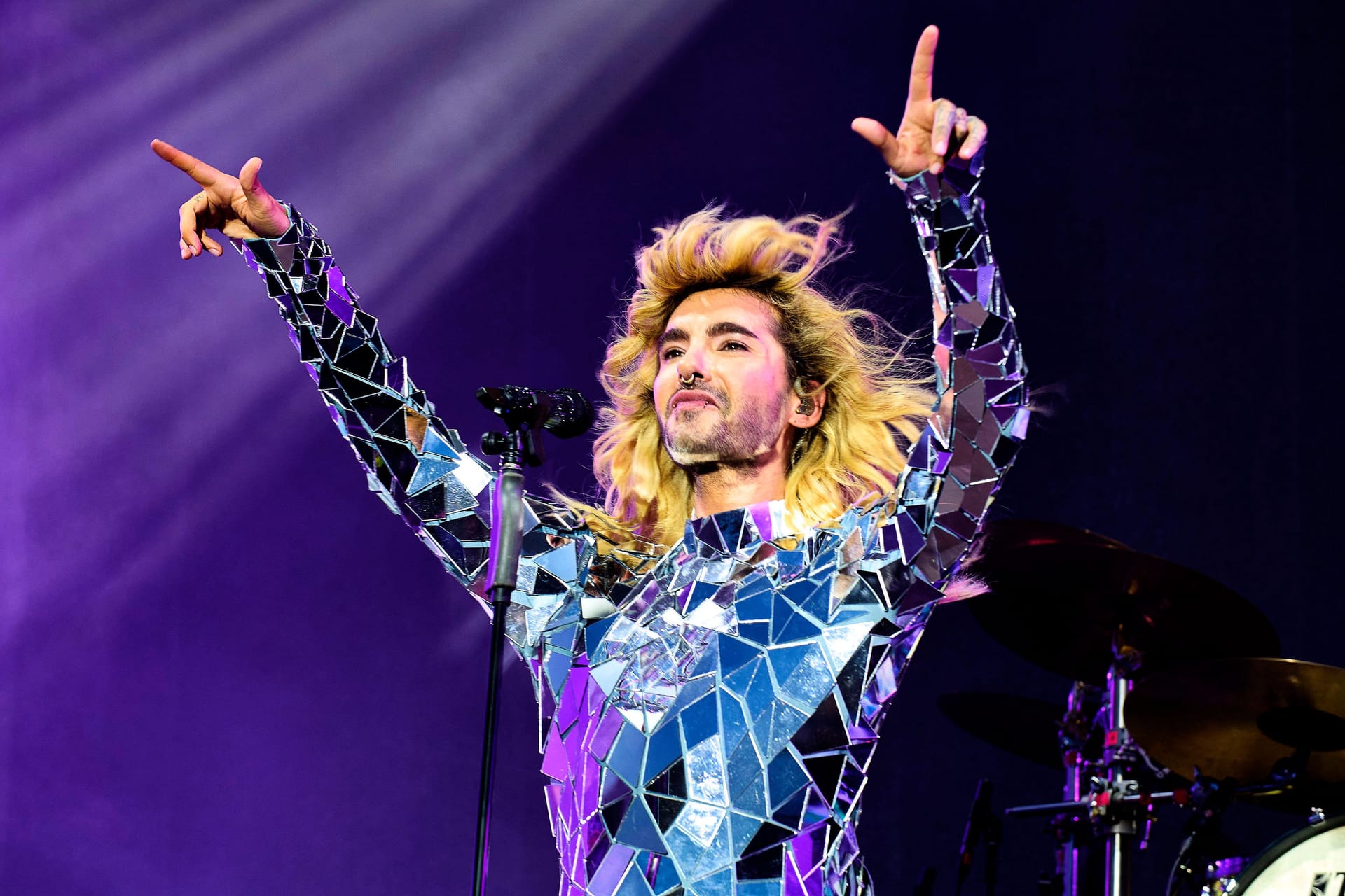 Sänger Bill Kaulitz (Archivbild): Mit seiner Band Tokio Hotel tourt er 2026 durch neun europäische Länder.