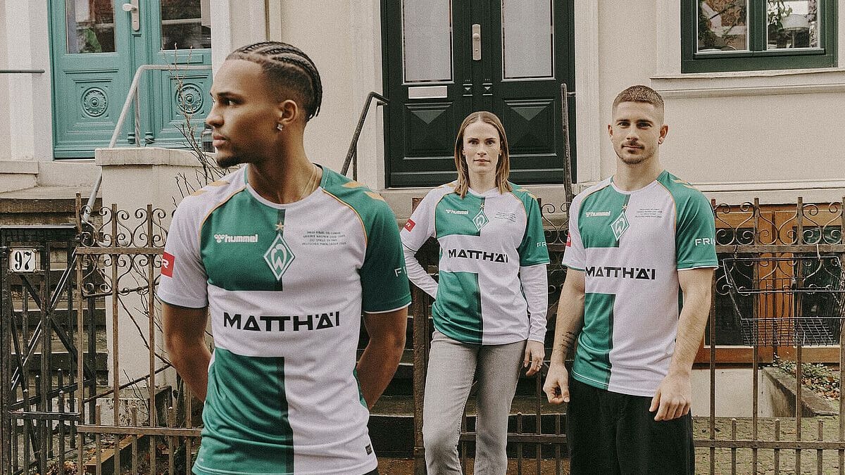 Das Diego-Sondertrikot: Eine Hommage an den einstigen Dribbelkünstler von Werder.