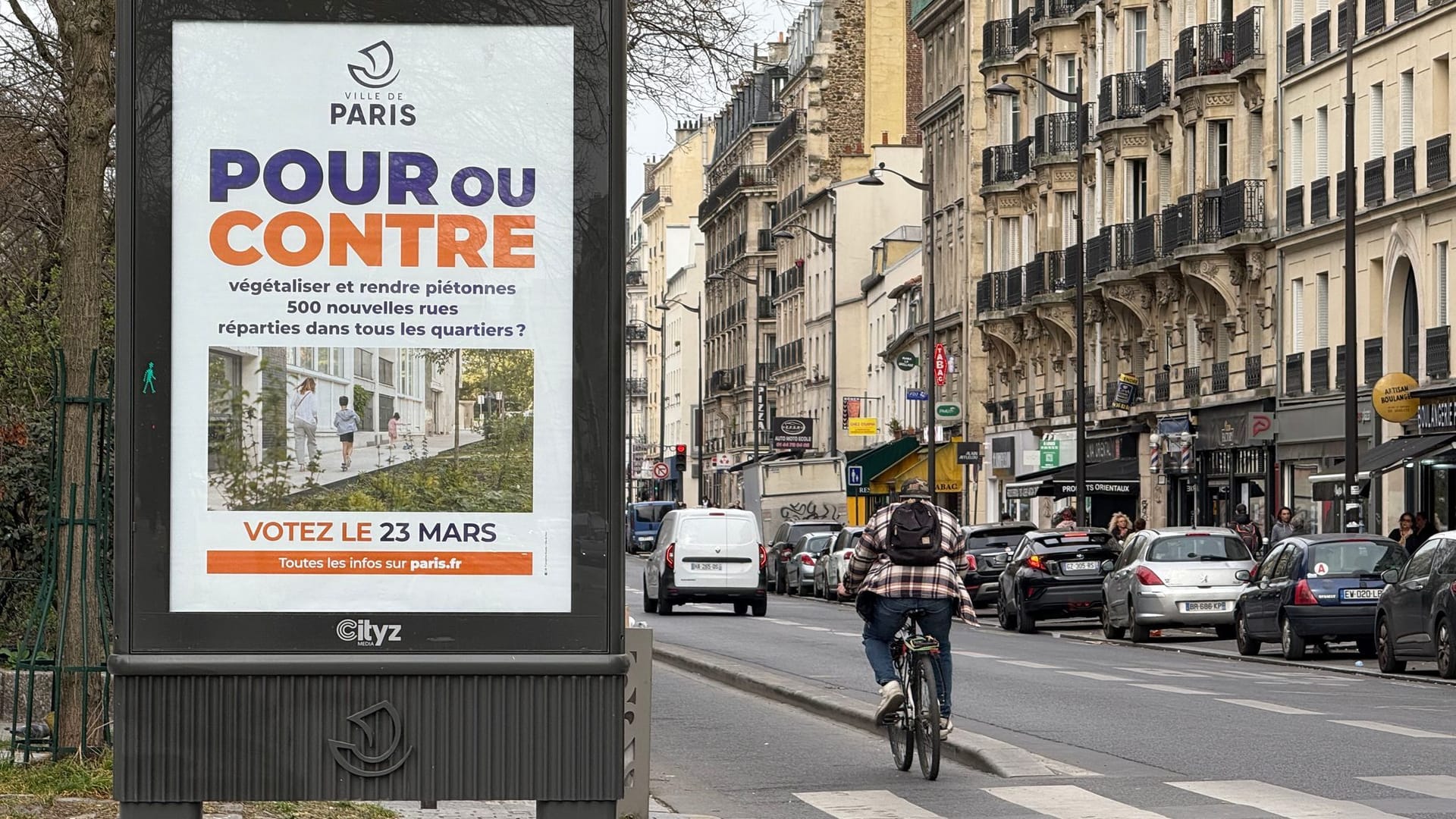 Bürgerbefragung in Paris über autofreie Straßen