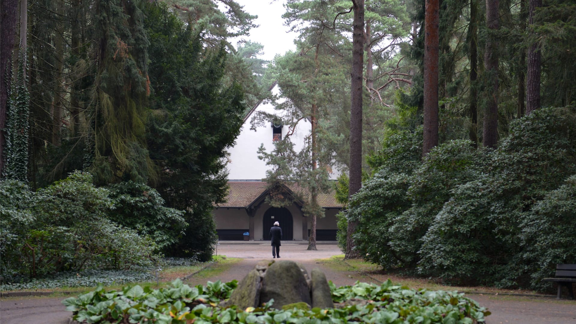 Waldfriedhof Dahlem (Archivbild): Hier ist eine Seniorin bedroht worden.