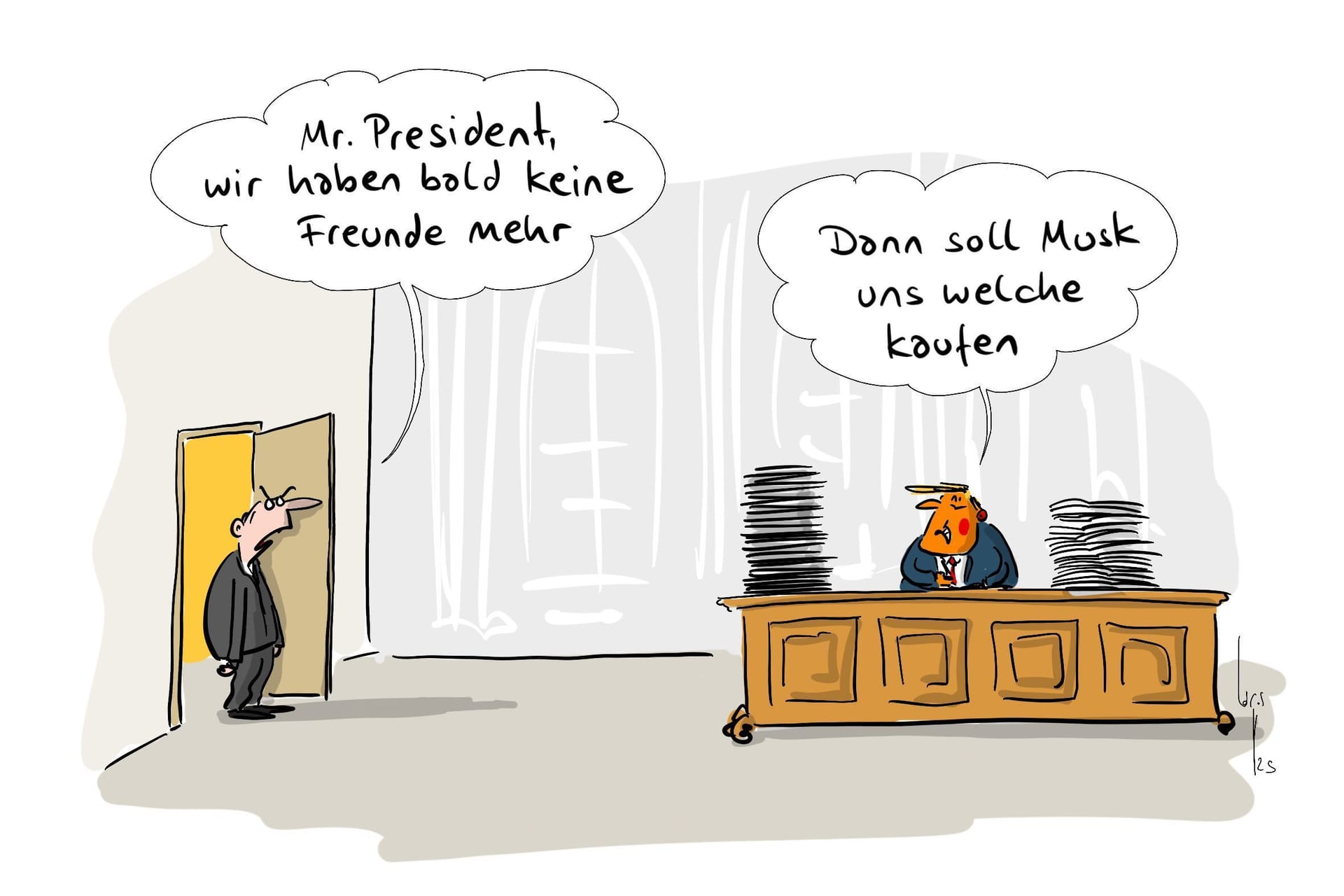 Der US-Präsident hat ein Problem.