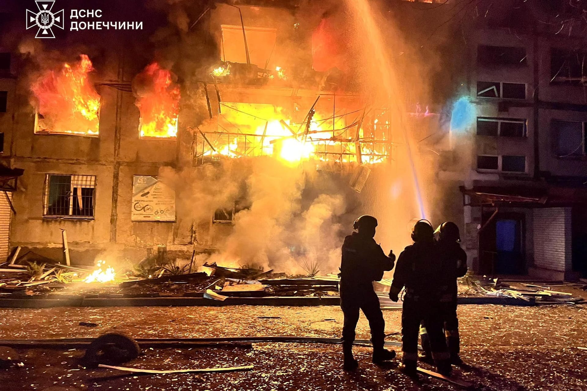 UKRAINE-CRISIS/ATTACK-DOBROPILLIA