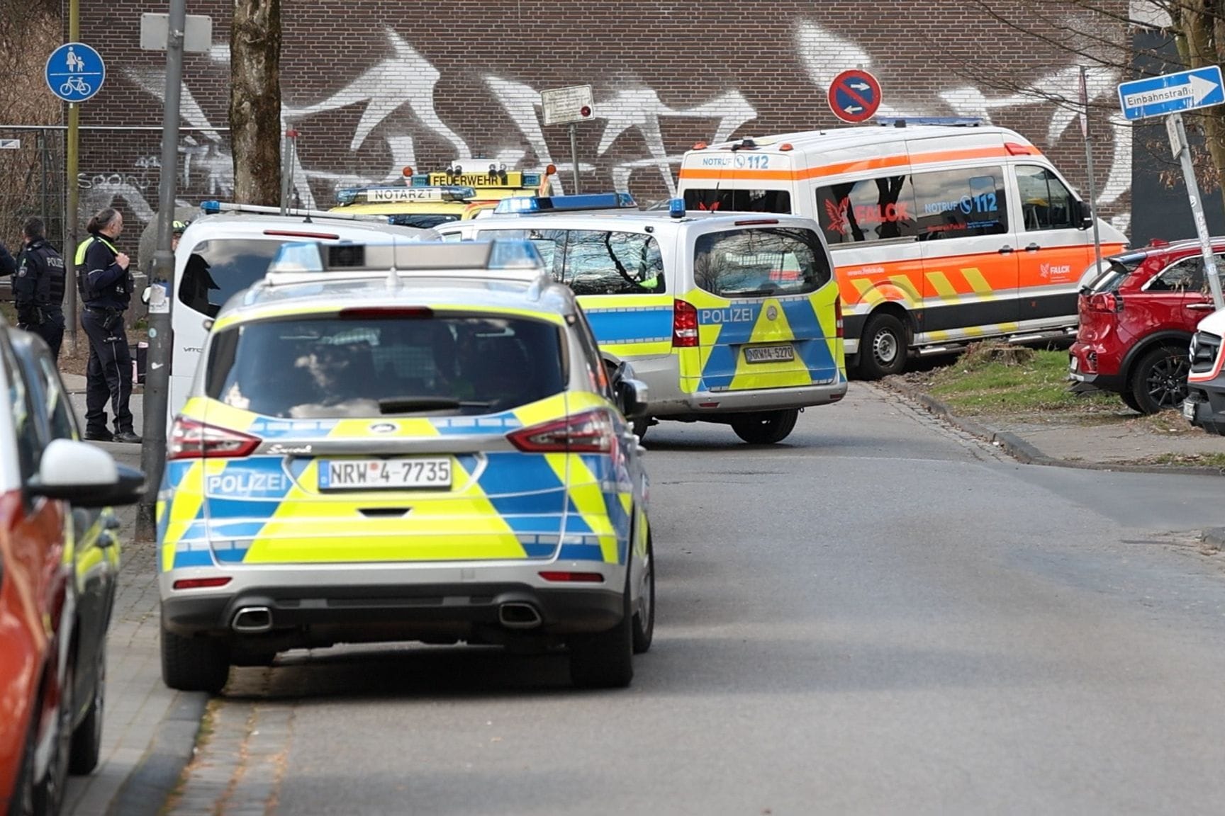 Polizei erschießt mutmaßlichen Messerangreifer in Herne