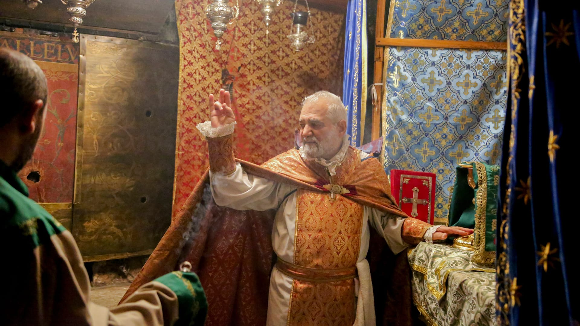 Der Patriarch von Jerusalem bei der Weihnachtsmesse in Bethlehem: Der Kardinal wird als möglicher Nachfolger für Papst Franziskus gehandelt.