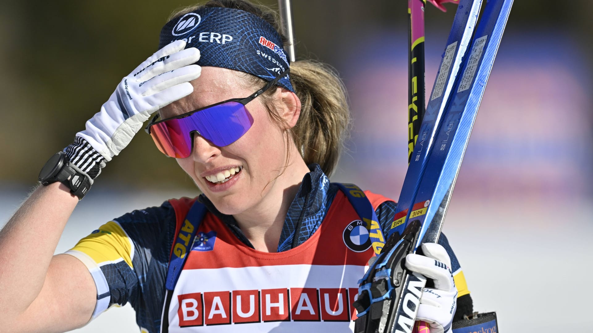 Elvira Öberg: Die schwedische Biathletin wurde Weltmeisterin im Massenstart.