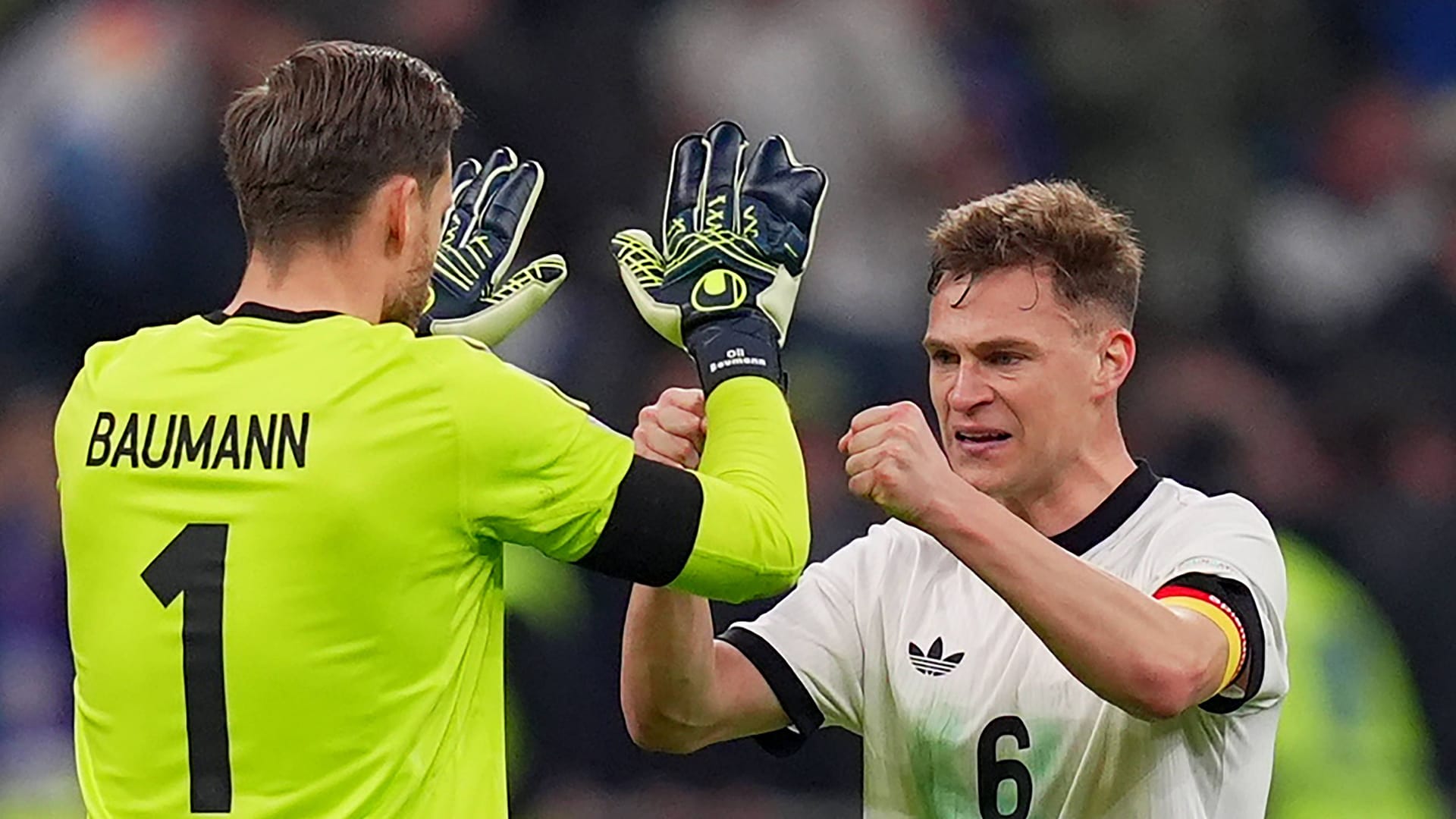 Oliver Baumann (l.) und Joshua Kimmich: Sie spielten im San Siro stark auf.