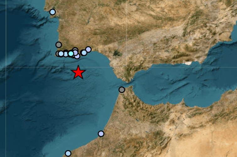 Epizentrum im Golf von Cádiz: Mehrere Erdbeben vor Portugals Küste registriert.