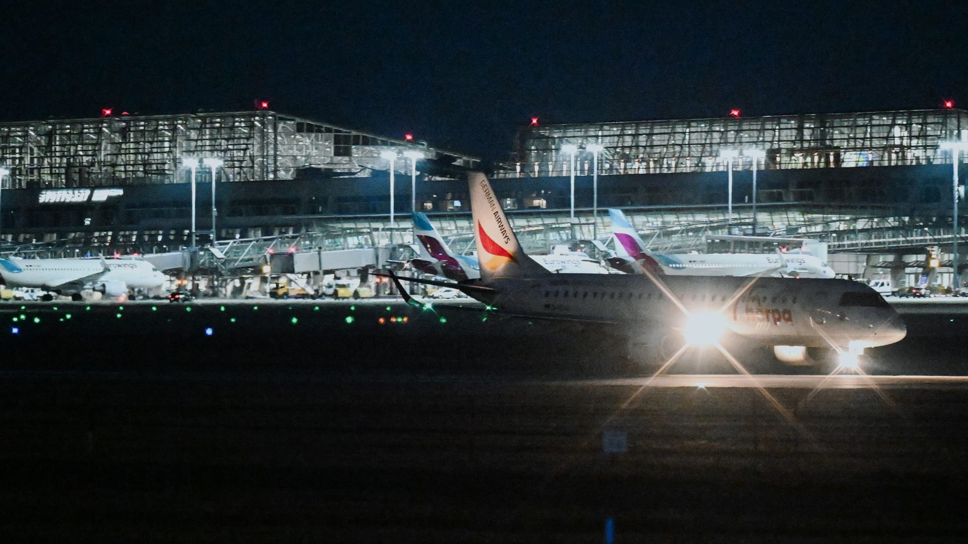 Verdi-Warnstreik am Flughafen Stuttgart