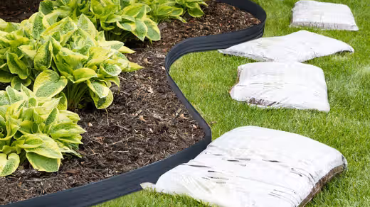 Beetbegrenzungen sind praktische Gartenhelfer.