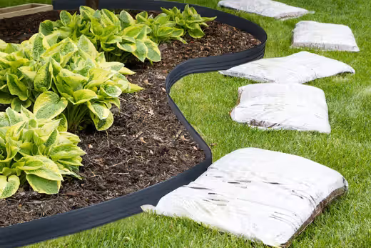 Beetbegrenzungen sind praktische Gartenhelfer.