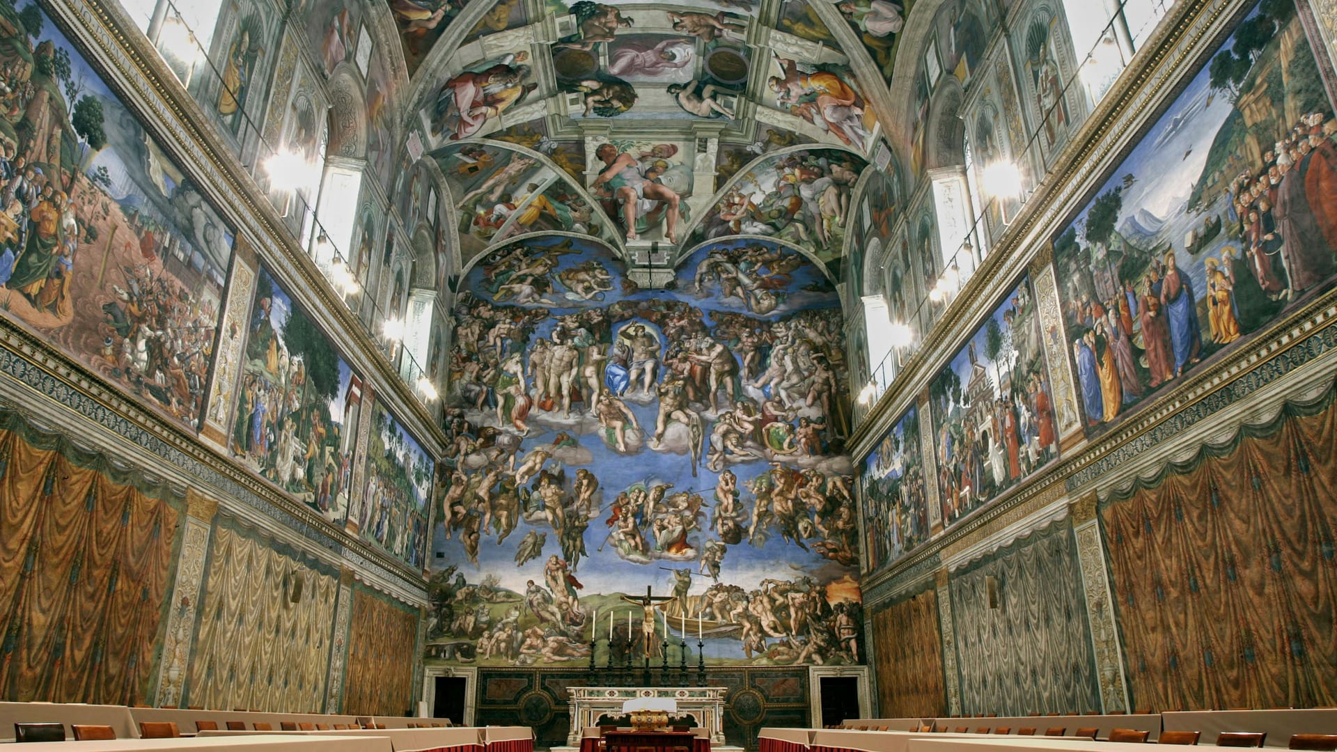 Die Sixtinische Kapelle im Vatikan (Archivbild): Hier findet ab dem 7. Mai streng geheim die Wahl des neuen Pontifex statt.