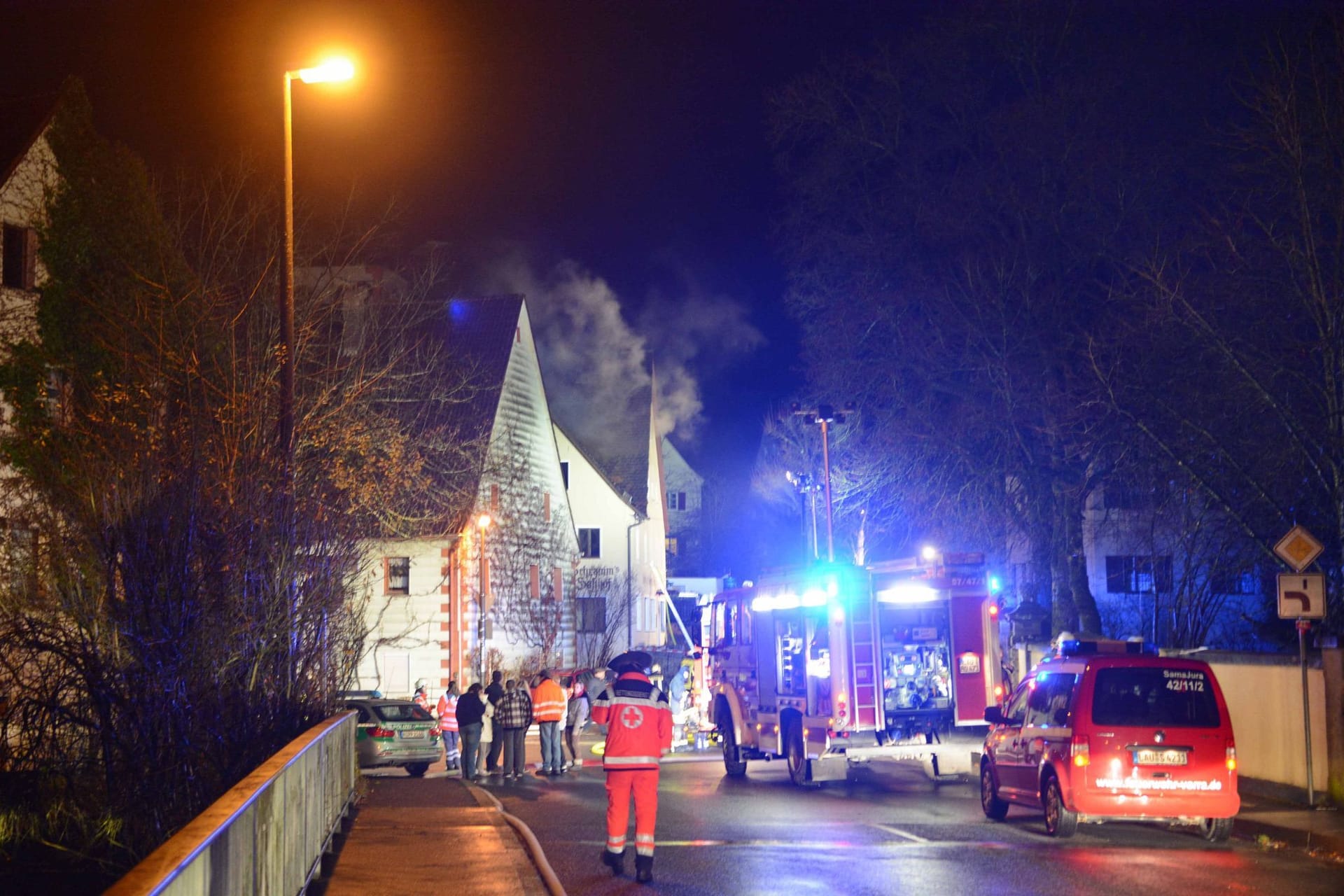 Brand in geplanter Flüchtlingsunterkunft