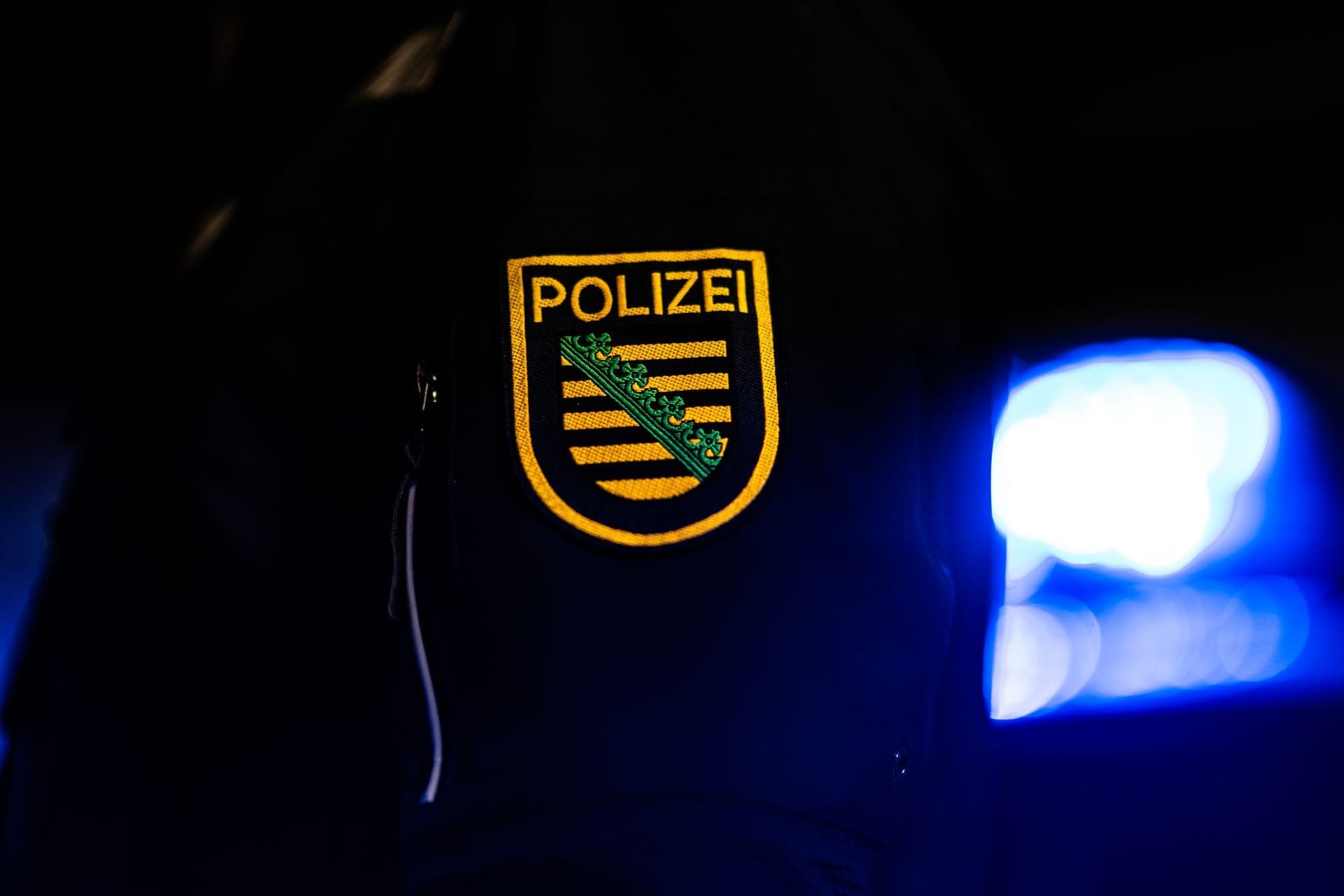Polizei in Sachsen - Illustration