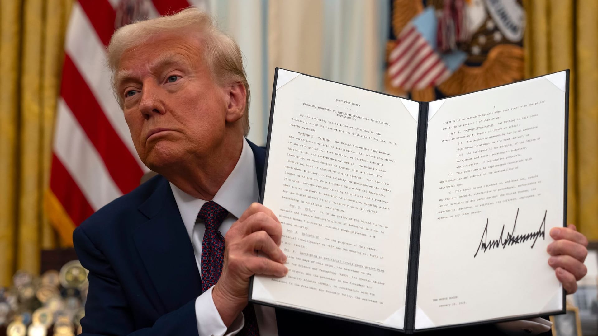 Nach Amtseinführung Trump - Anordnungen