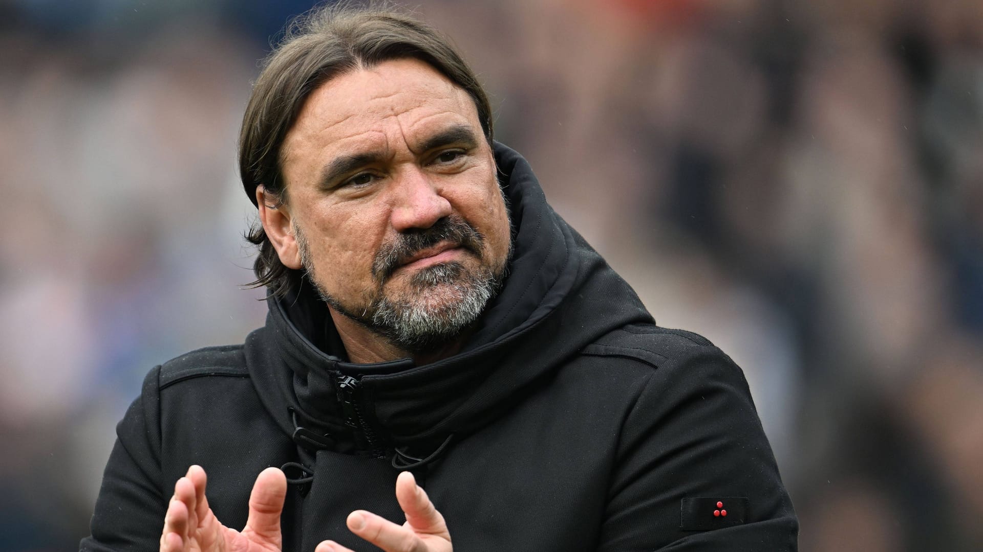Daniel Farke: Er ist seit Juli 2023 Trainer von Leeds United.