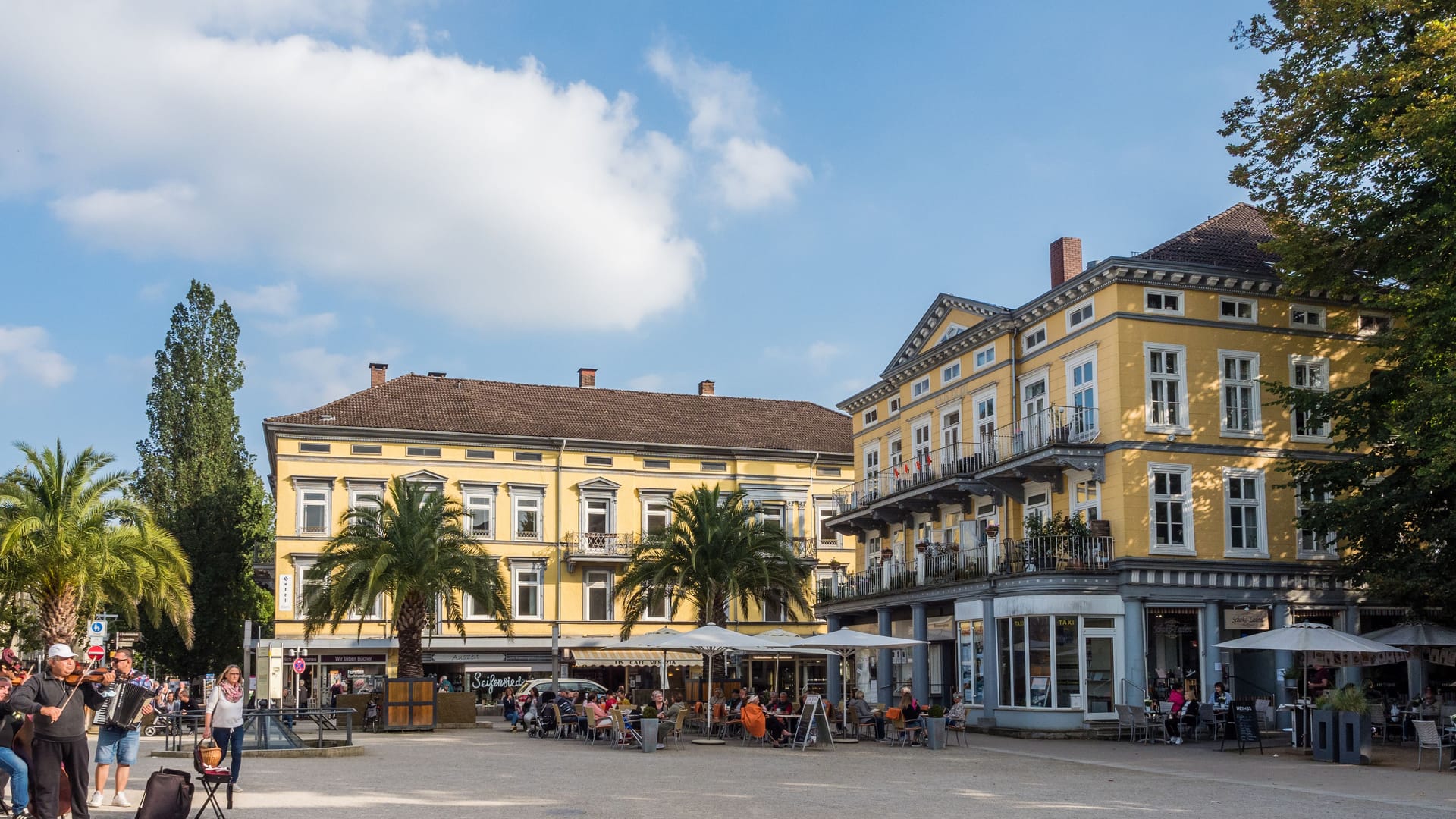 In der Kurstadt Bad Pyrmont kann man sich wie am Mittelmeer fühlen.