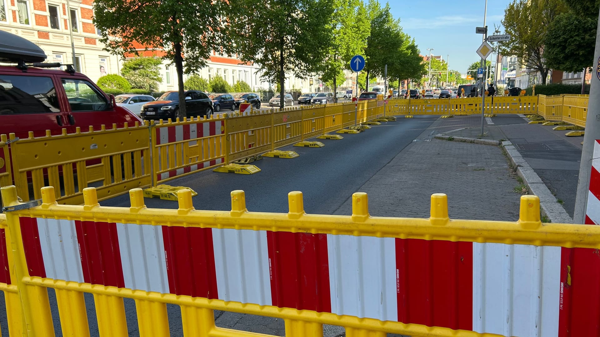 Baustelle am Hagenring: Hier ist monatelang mit Einschränkungen zu rechnen.