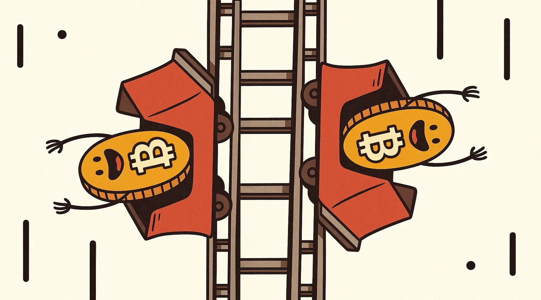 Bitcoin-Memes: Anleger nehmen es mit Humor, wenn sich Bitcoin auf der Kursachterbahn nach oben oder unten bewegt.