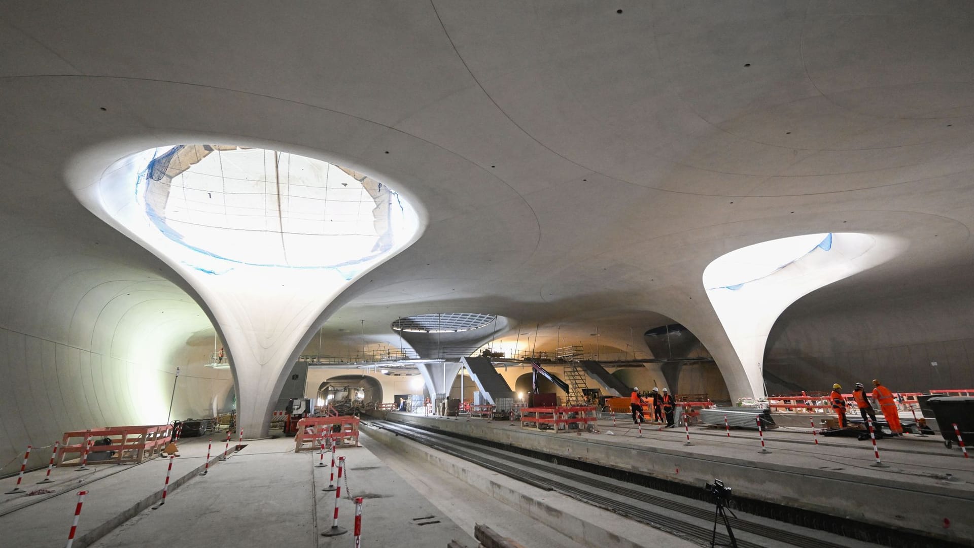 Fortschritt auf der Baustelle Stuttgart 21 Fortschritt auf der Baustelle Stuttgart 21