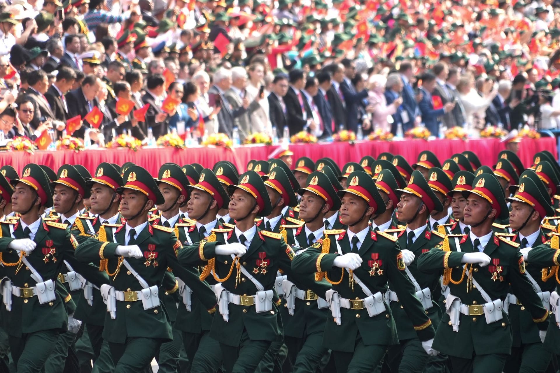 50. Jahrestag Ende des Vietnamkriegs - Militärparade