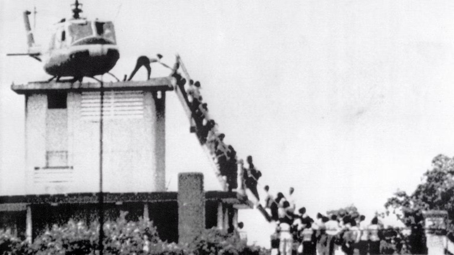 Evakuierung in Saigon am 29. April 1975.