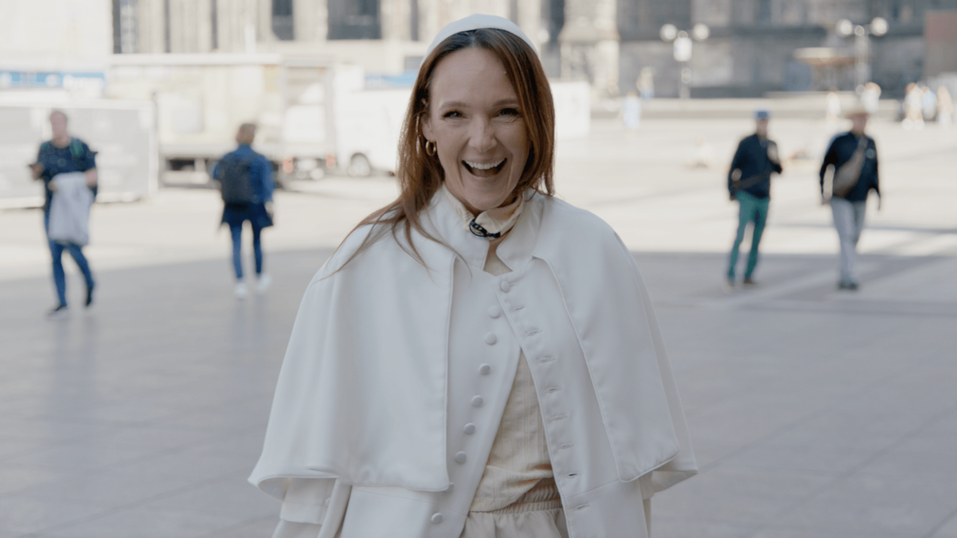 Eine Frau im Amt des Pontifex: Carolin Kebekus als Päpstin.