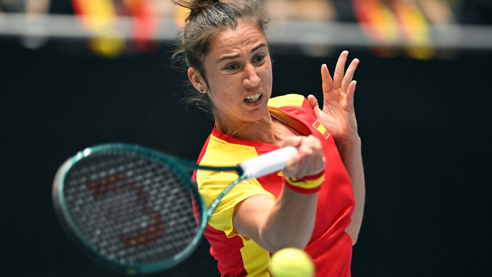 Sara Sorribes Tormo: Die Spanierin litt zuletzt unter der Belastung.