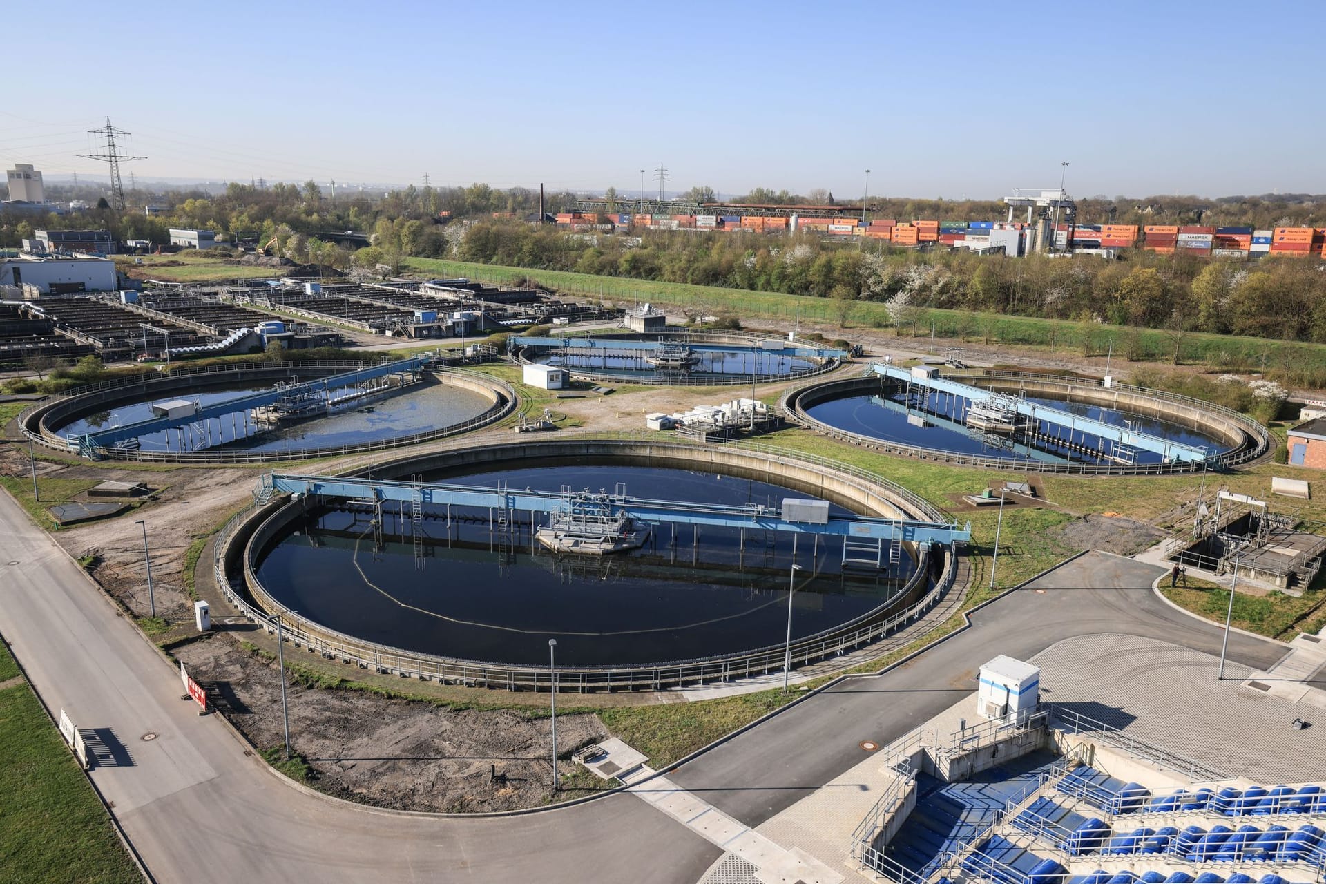 Neue Tuchfiltrationsanlage der Emschergenossenschaft