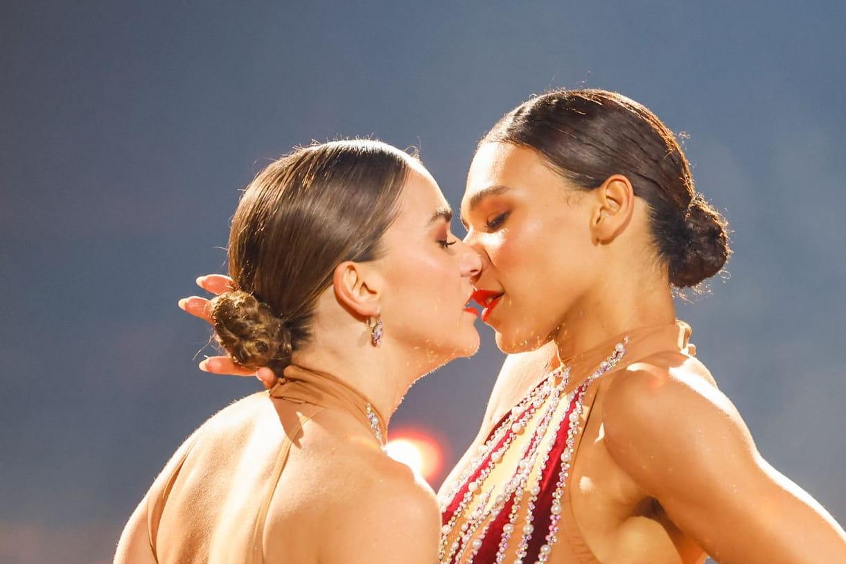 Renata Lusin und Marie Mouroum: Sie tanzten einen Tango.