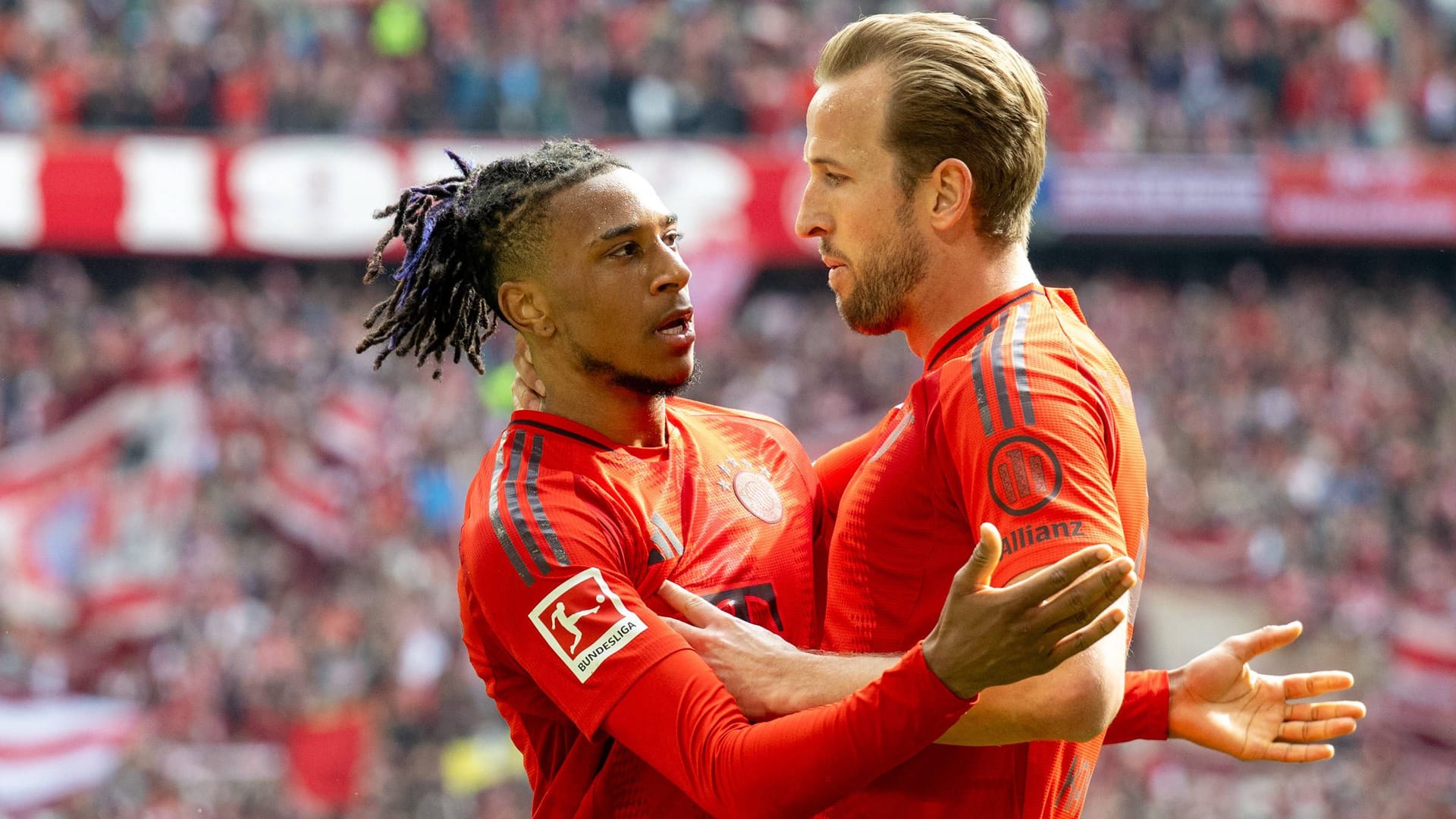 Michael Olise und Harry Kane: Die Offensivspieler haben ihren Anteil an der Meisterschaft der Bayern.