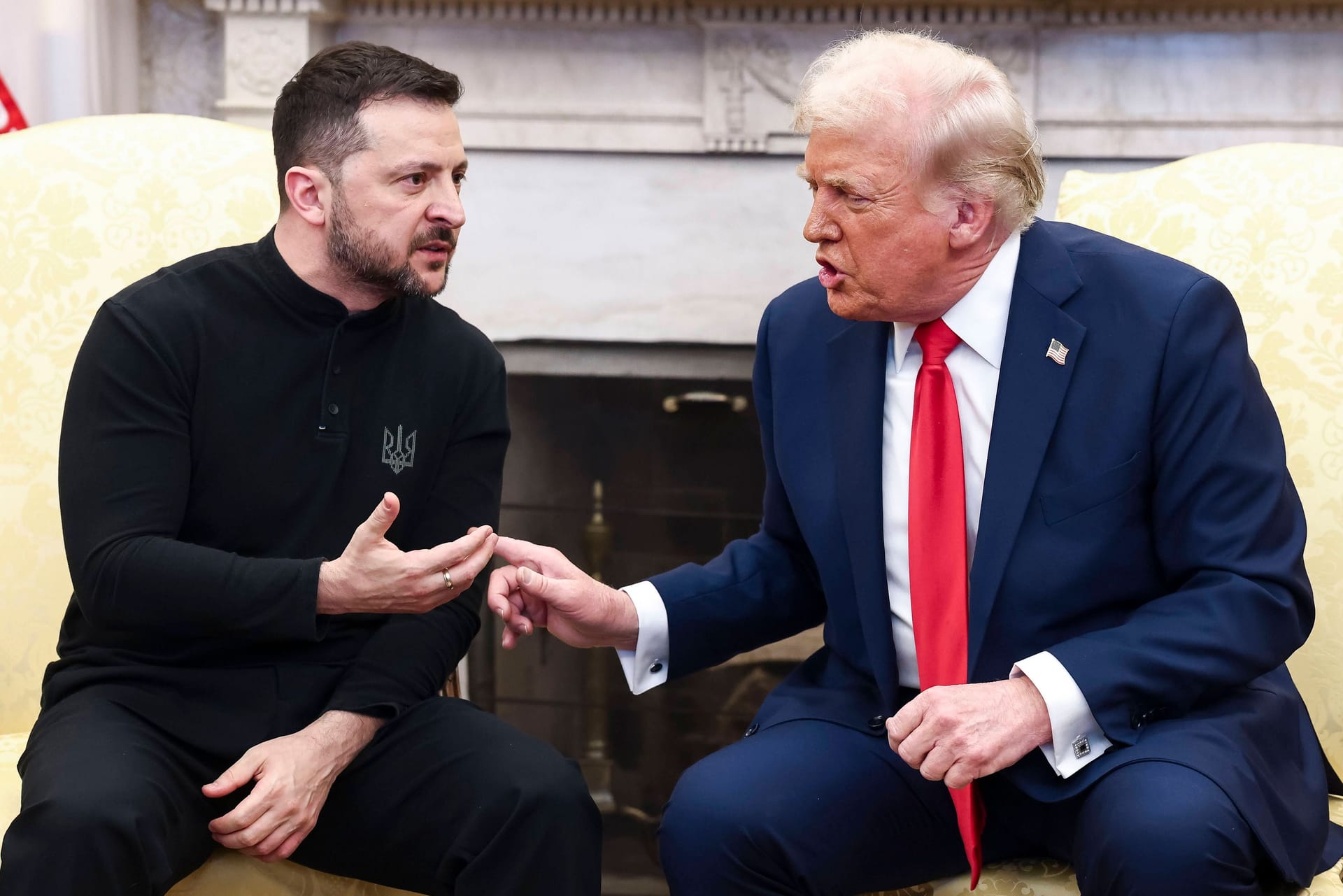Wolodymyr Selenskyj (l) und Donald Trump: Der ukrainische Präsident ist nicht bereit, Gebiete an Russland abzutreten, wie es der US-Präsident plant.