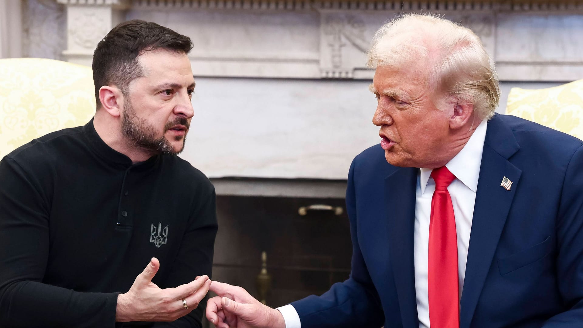 Wolodymyr Selenskyj (l) und Donald Trump: Ihr Treffen im Weißen Haus endete in einem Eklat.