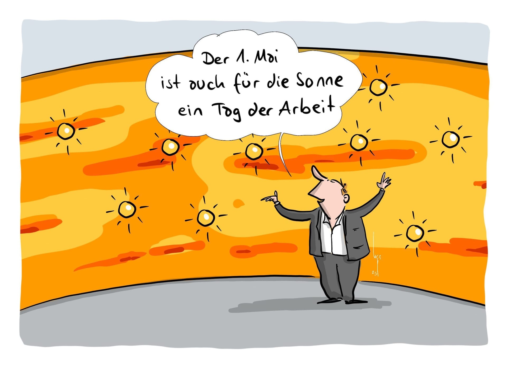 Alles strahlt. Alles strahlt.