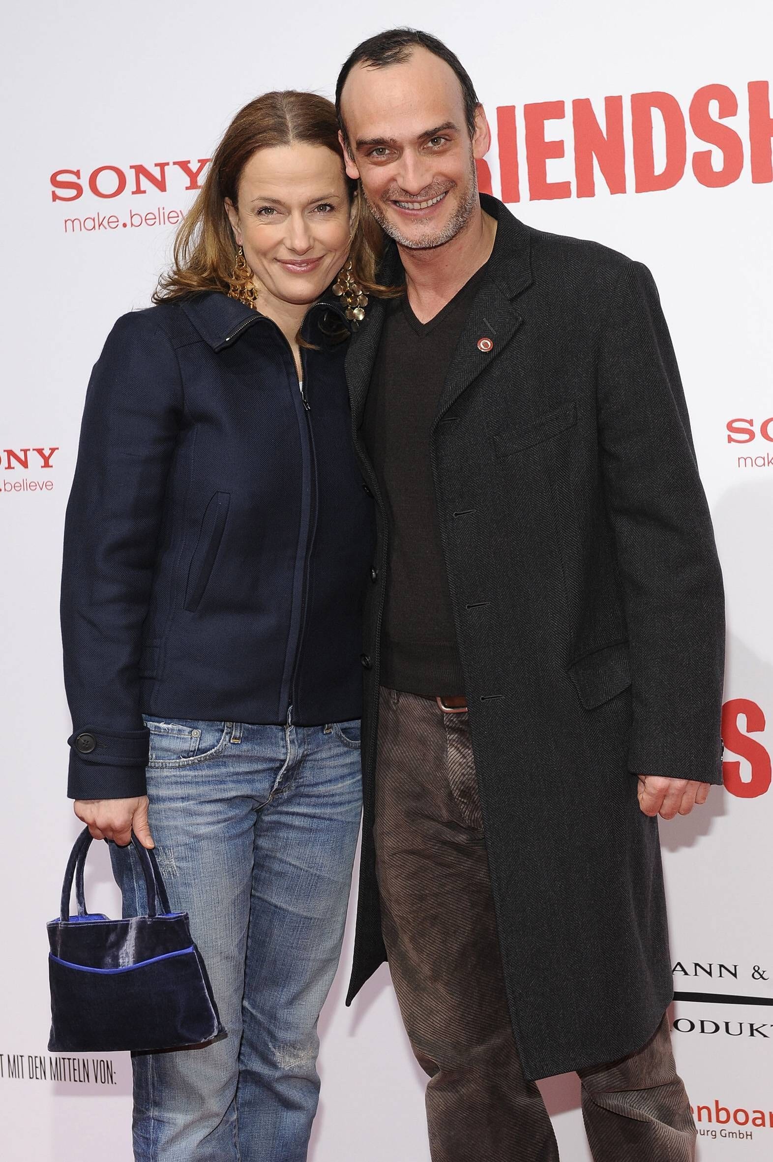 Claudia Michelsen und Anatole Taubman erschienen 2010 gemeinsam bei der Premiere des Films "Friendship" in Berlin.
