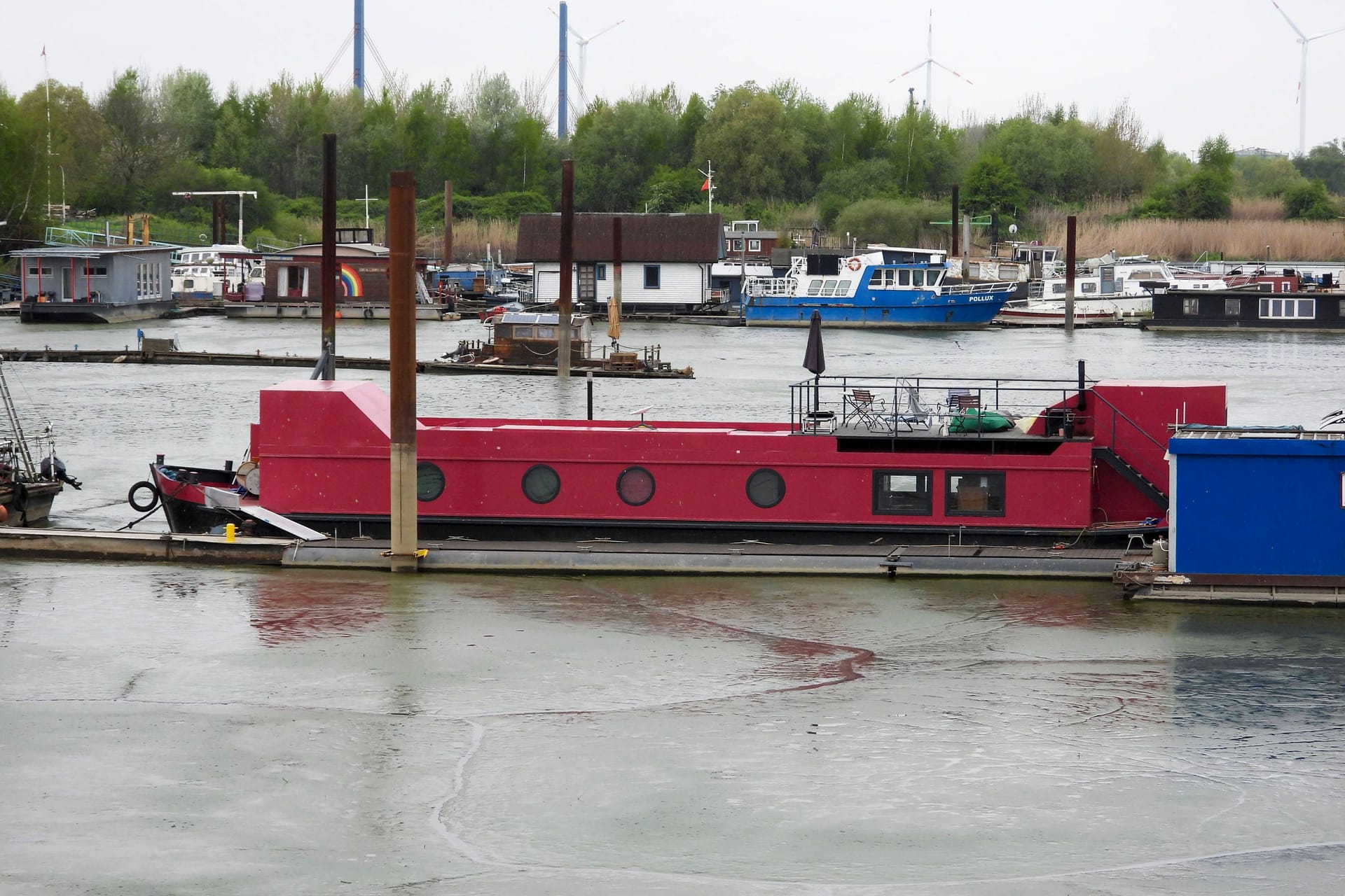 Alexandra Fröhlich getötet: Auf diesem Hausboot lebte die Autorin.