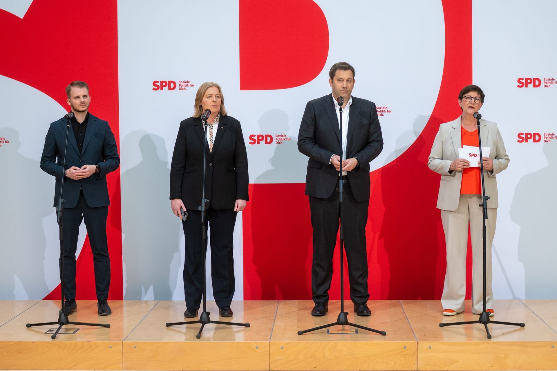 Gremiensitzung SPD - Pressekonferenz