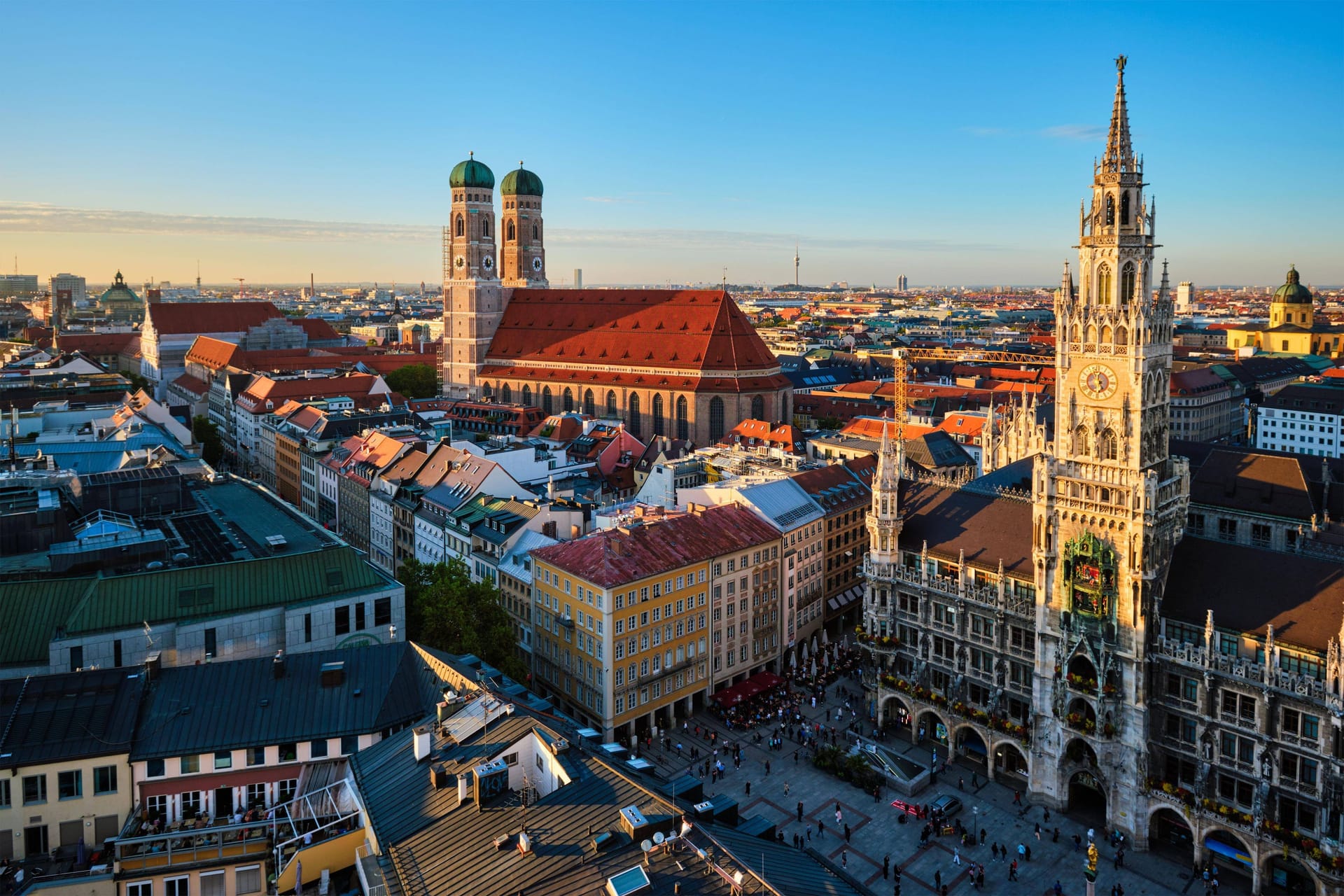 Blick auf die Münchner Innenstadt (Archivbild): Eine Adresse im Lehel
