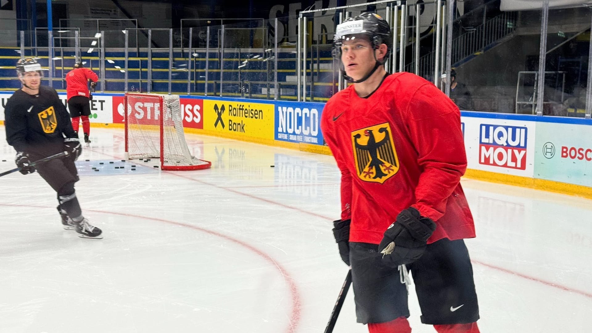 Eishockey-WM - Training Deutschland
