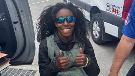 Tiffany Slaton: Die Wanderin war mehr als drei Wochen lang vermisst worden – und strahlte bei ihrer Rettung. Tiffany Slaton: Die Wanderin war mehr als drei Wochen lang vermisst worden – und strahlte bei ihrer Rettung.