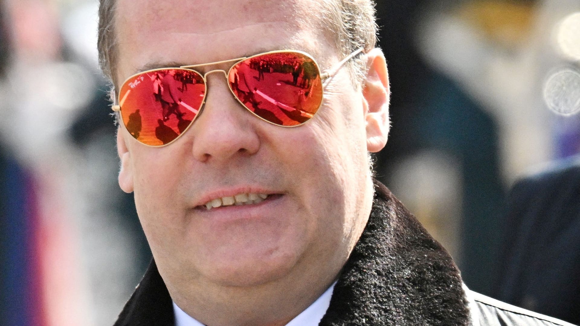 Hardliner: Ex-Präsident Dmitrij Medwedew gefällt sich in der Rolle des Kettenhunds im Kreml.