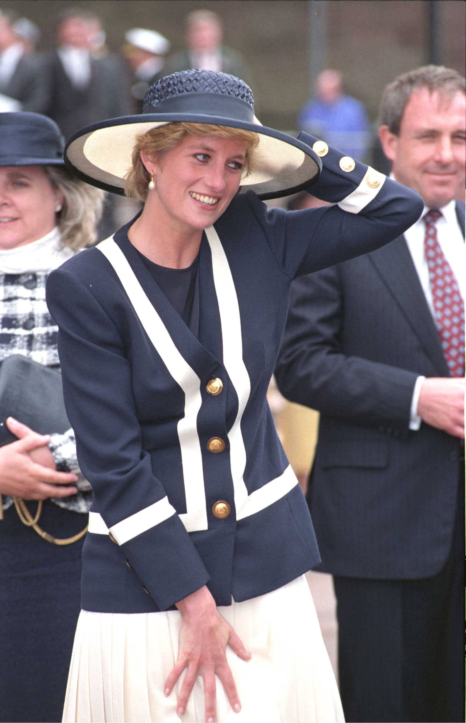 30. Mai 1993: Die damalige Princess of Wales besuchte einen Gottesdienst in Liverpool.