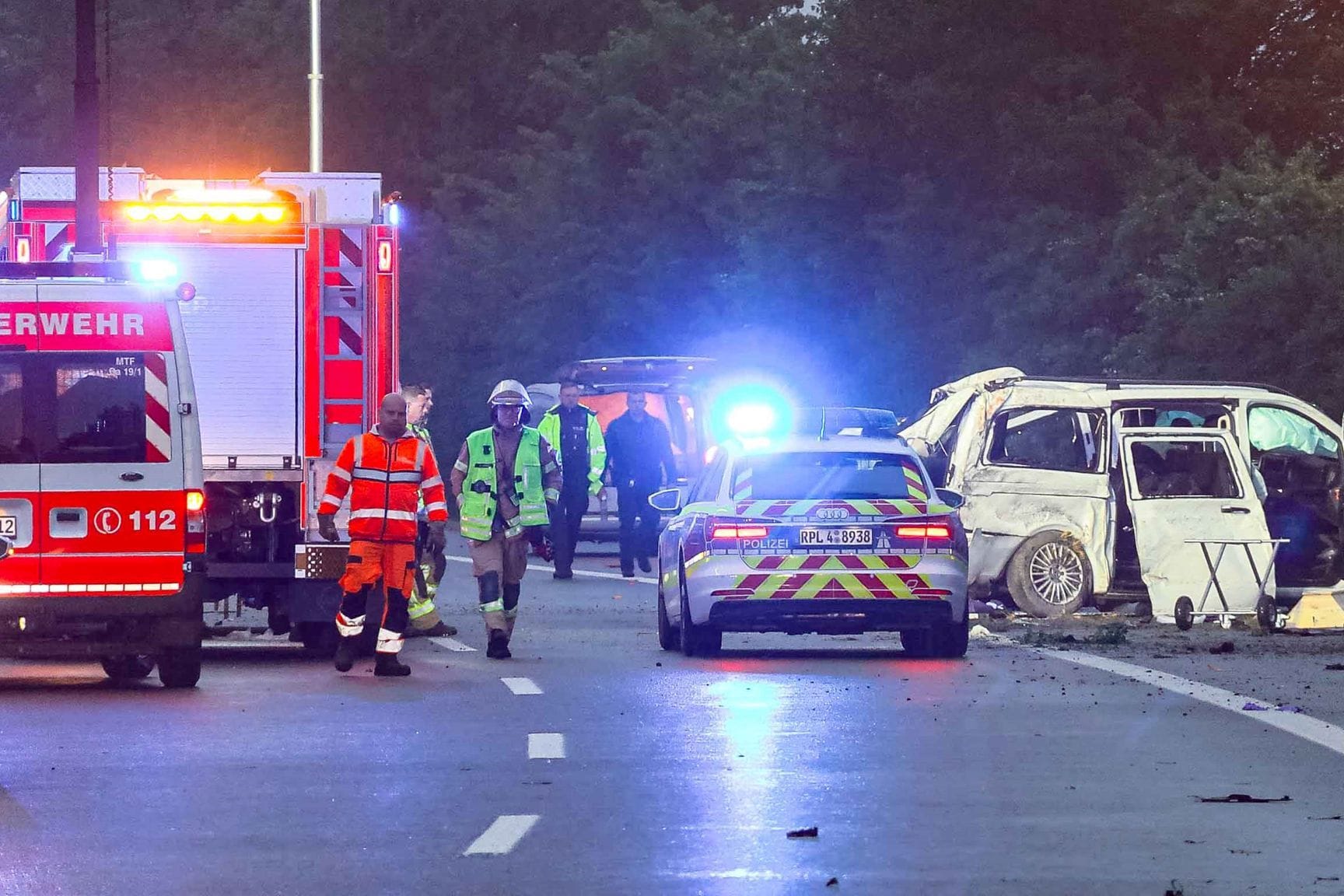 Tote bei Unfall auf A48 bei Koblenz