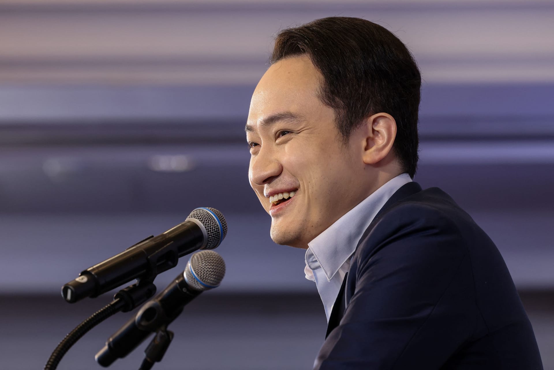 Der Krypto-Investor Justin Sun ist einer der Wenigen, die ihre Teilnahme an dem Dinner öffentlich gemacht haben.