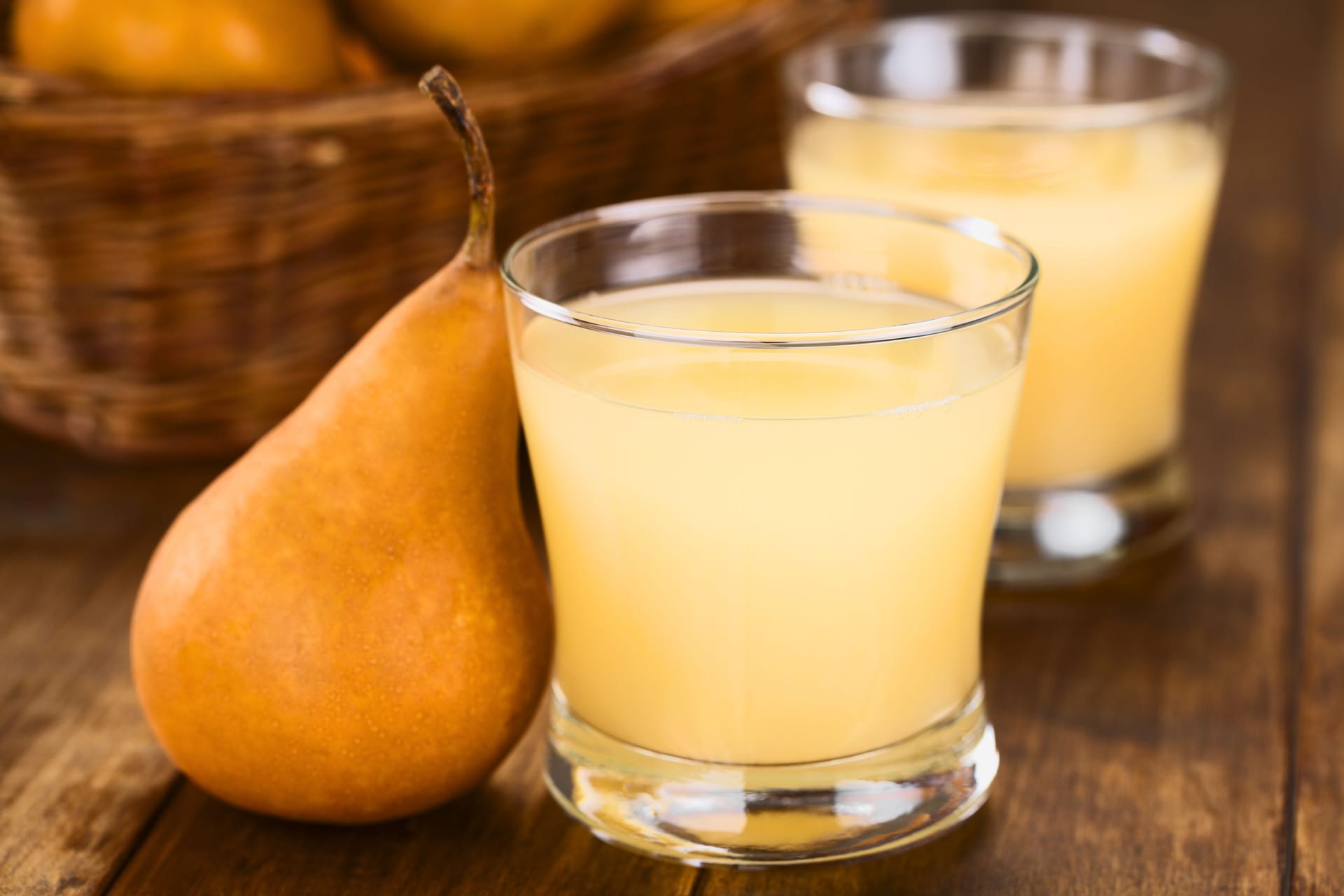 Birnensaft: Ein Hersteller hat ein Schimmelpilzgift in seinem Produkt gefunden.