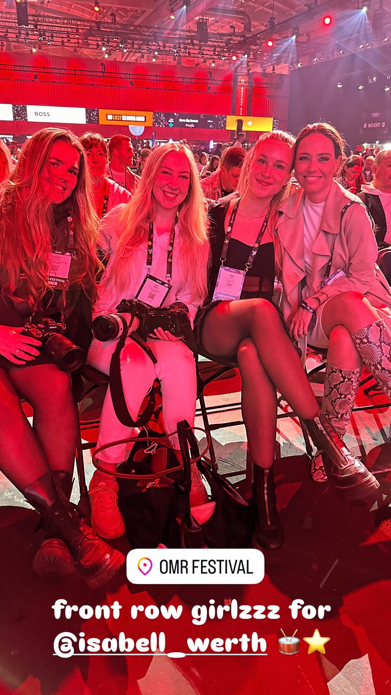 Dieses Foto teilte Franca Lehfeldt in ihrer Instagram-Story.
